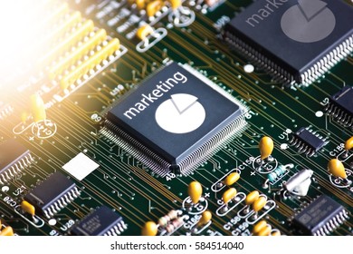 Electronic circuit board , Setup IC Marketing