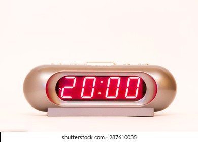 Digital Clock Background Stock Vectors Images Vector Art