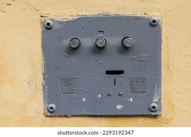 Electronic Combination Push Button Lock. old intercom