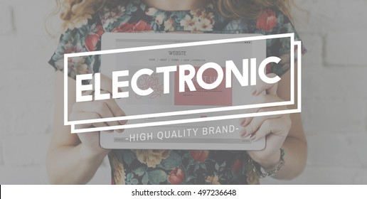 Electronic Data Digital Internet Technology Concept