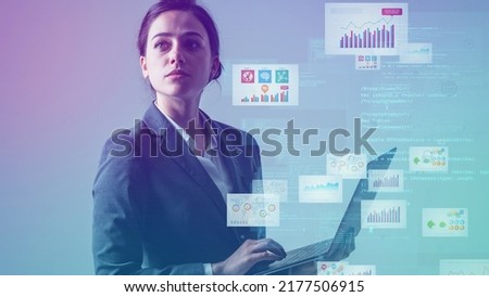 Electronic Document concept. Electronic application. Paperless work. Digital transformation.