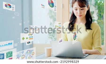 Electronic Document concept. Electronic application. Paperless work. Digital transformation.