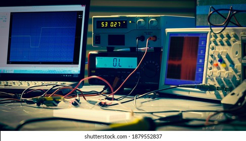 electronic measuring instruments in hitech computer laboratory