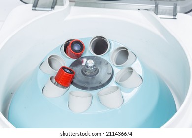 Electronic Medical Blood Centrifuge In Laboratory