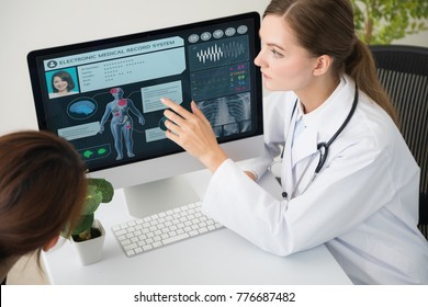 Electronic Medical Record Concept.