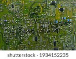 Electronic micro scheme green data 