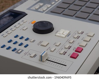 electronic musical instrument, drum machine for creating hip-hop instrumentals, rap music