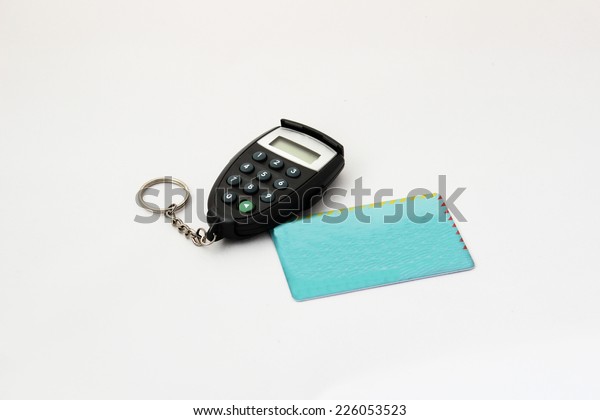 Electronic Password Generator Digipass Payment Card Stock Photo