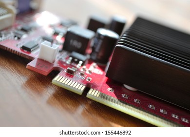 Electronic plate on the table.