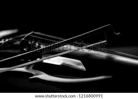 Similar – Image, Stock Photo Music 3 Double bass Sound