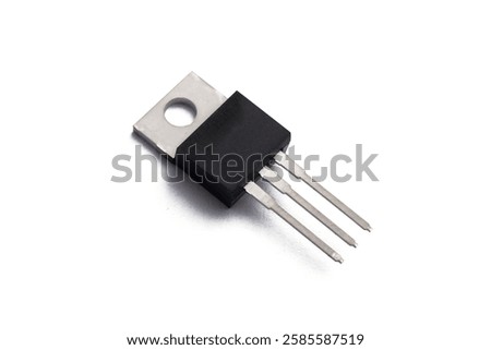 Electronic voltage regulator transistor isolated