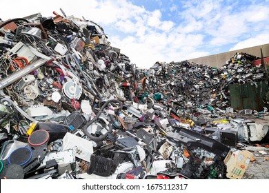 Electronic waste and garbage for recycling - Shutterstock ID 1675112317