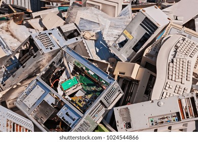 Electronic Waste: Old Computers, Monitors And Other Devices To Recycle
