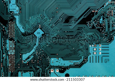 electronics, computer mainboard 