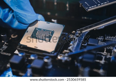 Electronics technician, electronic engineering electronic repair, electronics measuring and testing, repair and maintenance concepts.