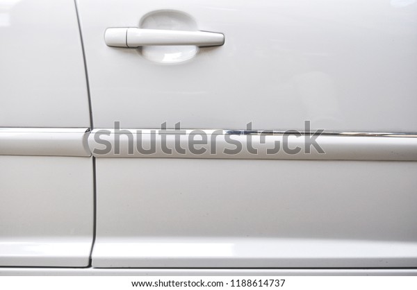 Elegance white\
lines of automobile, car\
profile