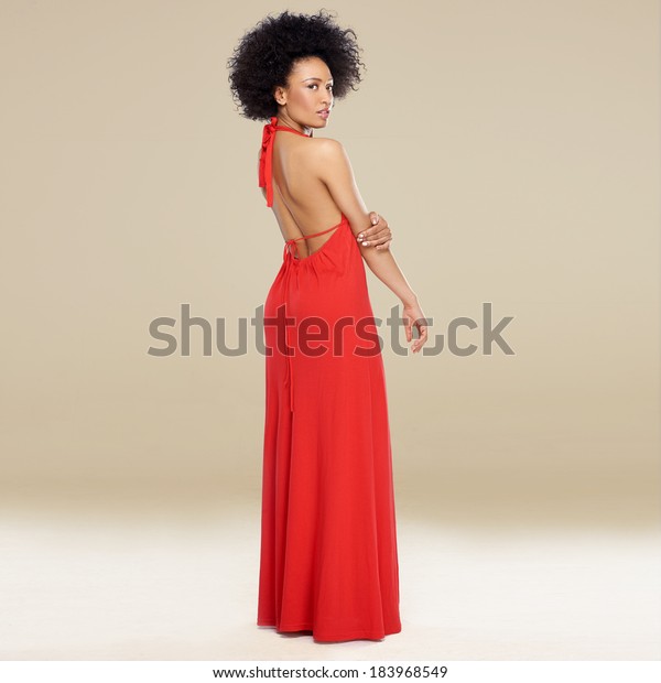 Elegant African American Woman Afro Hairstyle Stock Photo Edit