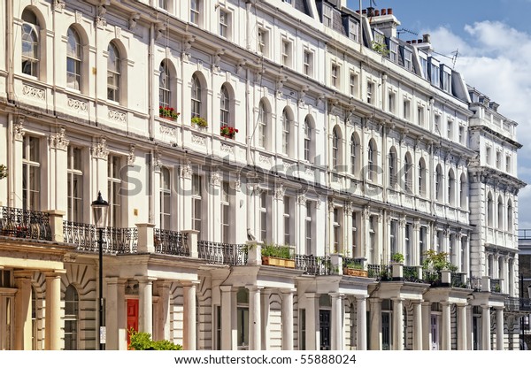 Elegant Apartment Building Notting Hill London Stock Photo 55888024 ...