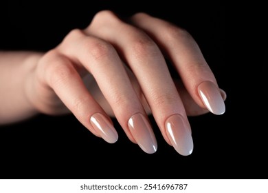 woman’s up Manicure: close