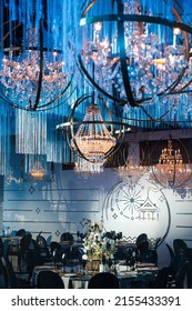 Elegant Banquet Hall For A Wedding Party.