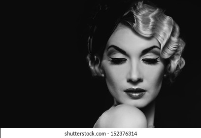 37,096 Blonde retro look Images, Stock Photos & Vectors | Shutterstock