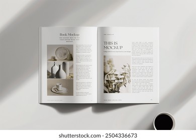 Elegant Book Cover Print Mockup