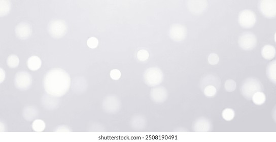 Elegant and bright blurred circles on a light gray canvas. Premium bokeh photos for banner and poster backgrounds, with bright and elegant colors.