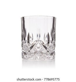 Elegant Cut Crystal Drinking Glass For Liquor.