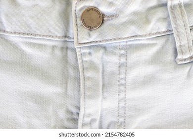 Elegant Denim Fabric White Denim Background