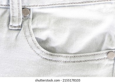 Elegant Denim Fabric White Denim Background