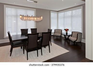 Elegant dining room in a luxury house - Powered by Shutterstock