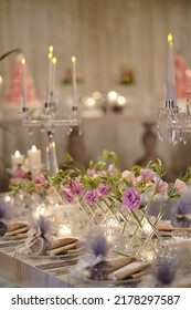 The Elegant Dinner Table, Celebratory Dinner Table For Gala Night