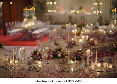 The Elegant Dinner Table, Celebratory Dinner Table For Gala Night