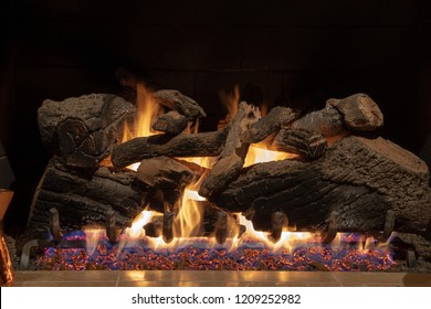 An Elegant Gas Fireplace 