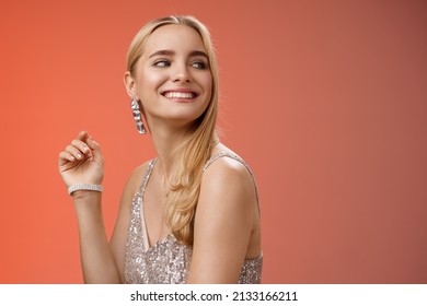 Elegant Glamour Gorgeous Young Rich Blond Stock Photo 2133166211