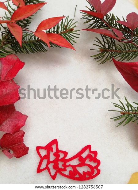 Auguri Di Buon Natale We Wish.Elegant Greeting Card Winter Holiday We Stock Photo Edit Now 1282756507