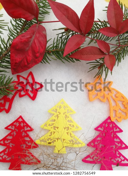 Auguri Di Buon Natale We Wish.Elegant Greeting Card Winter Holiday We Stock Photo Edit Now 1282756549