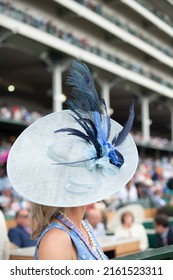 Elegant hats at a horse race  - Shutterstock ID 2161523311