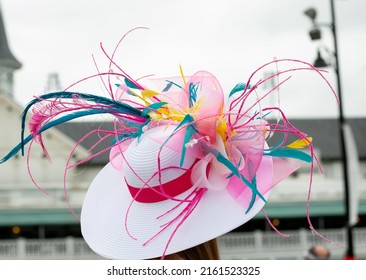 Elegant hats at a horse race  - Shutterstock ID 2161523325