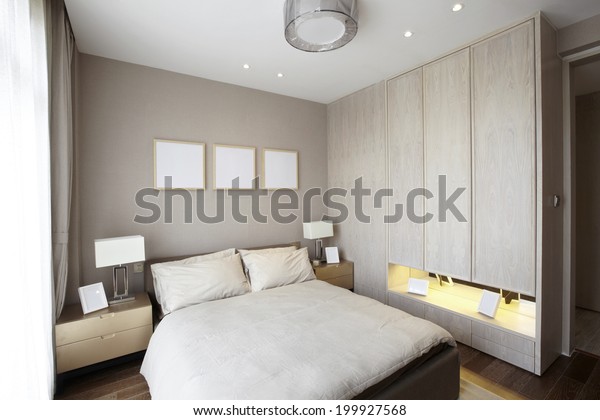 Elegant House Bedroom Interiors Stock Photo Edit Now 199927568