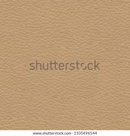Elegant light beige leather background. Seamless square texture, tile ready.