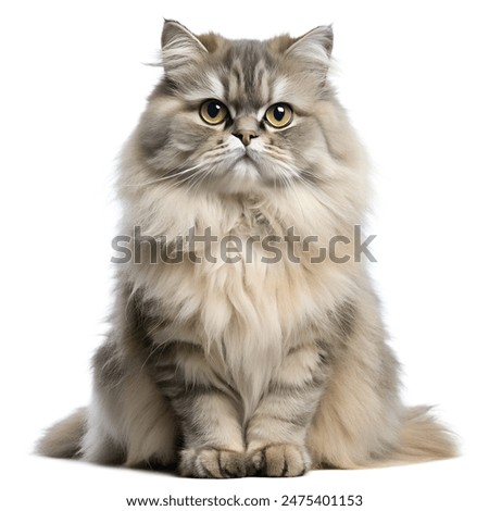 Similar – Image, Stock Photo Fluffy fur with long hair and water drops in the rain on a bench in front of a store in the main street of Oerlinghausen near Bielefeld on the Hermannsweg in the Teutoburg Forest in East Westphalia Lippe