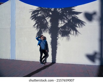 An Elegant Picture Of A Young Female In An Urban Fashion Shoot