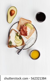 Elegant Presentation Of The Lavish Morning Meal