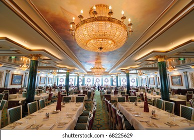 An Elegant Russian Inspired Dining Hall.