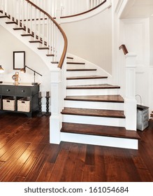 Elegant Stairway In New Home