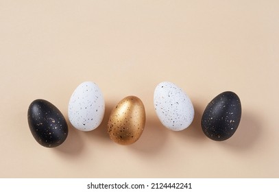 Elegant and stylish Easter eggs