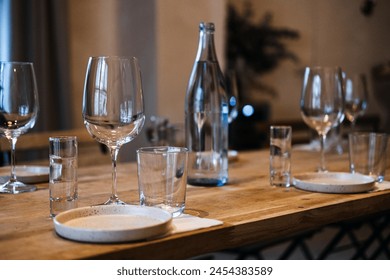 Elegant Table Setting for Intimate Dinner Party