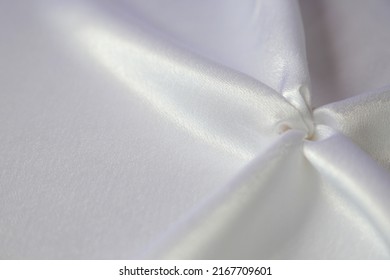 Elegant White Satin Silk Waves Abstract Stock Photo 2167709601 ...