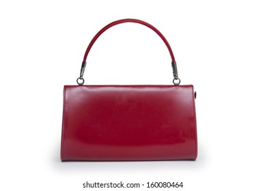 Elegant Woman Bag On White 